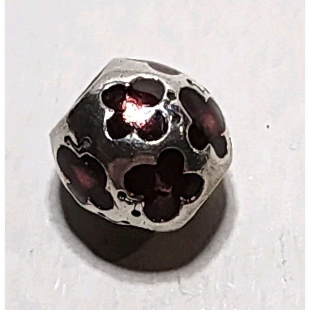 Authentic Pandora 925 Silver Fusia Enamel Butterfly Charm Retired 790438EN04 ALE